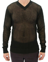 Dolce & Gabbana Dark Green Runway Netz Pullover Netted Sweater -   -  Dolce & Gabbana.